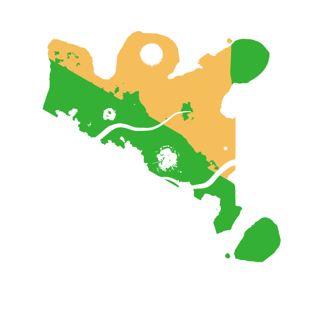 Biome Rust Map: Procedural Map, Size: 2500, Seed: 559944662