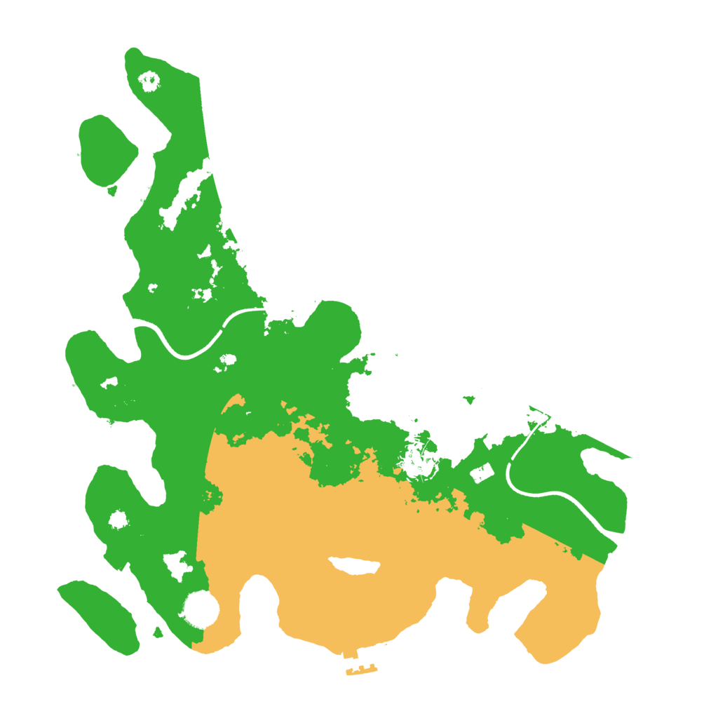 Biome Rust Map: Procedural Map, Size: 3500, Seed: 907059800