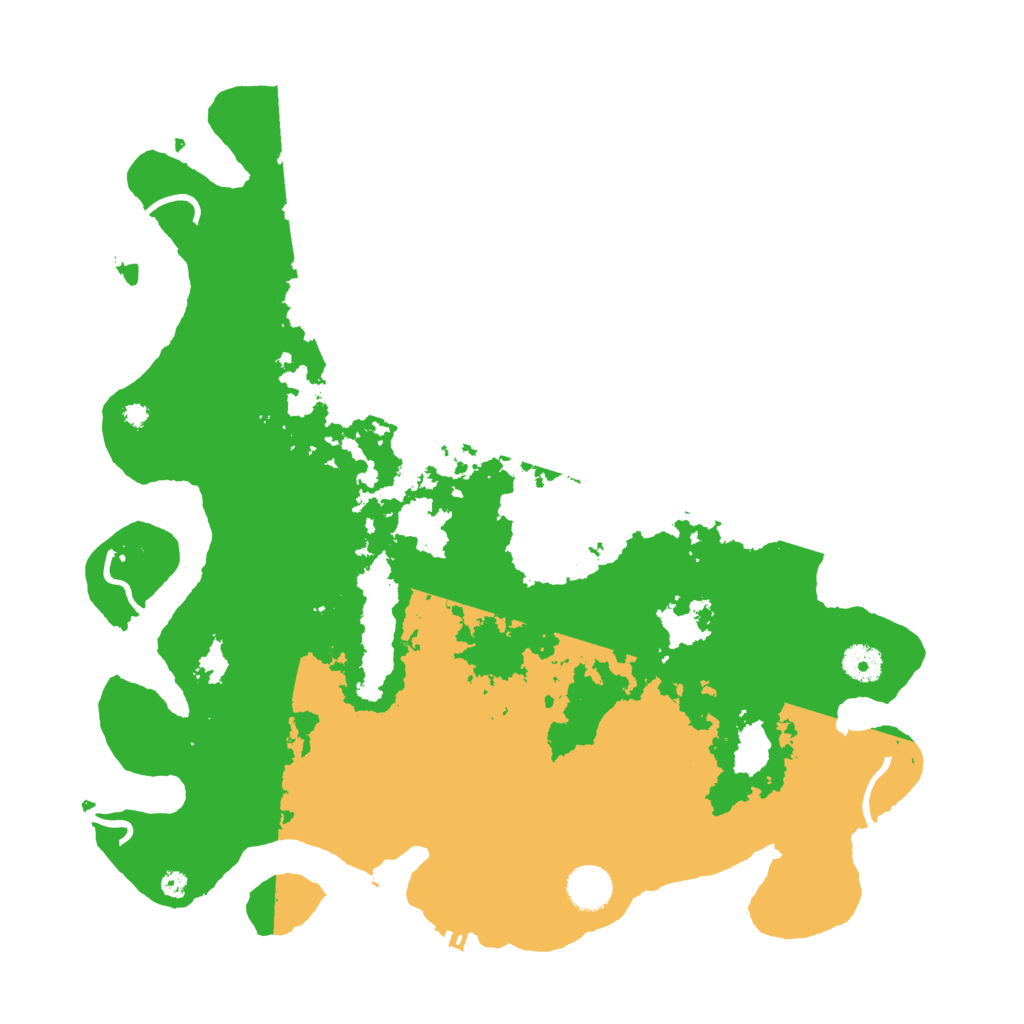 Biome Rust Map: Procedural Map, Size: 3980, Seed: 13825