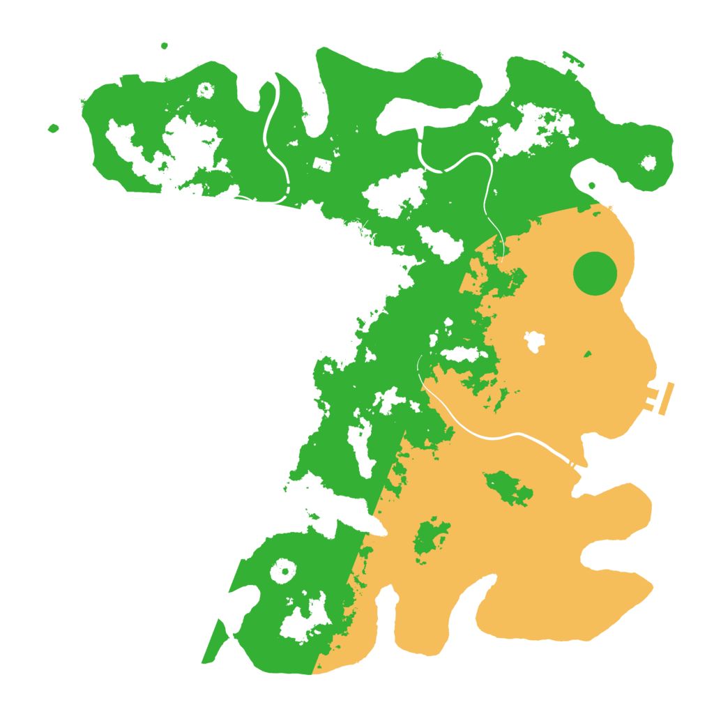 Biome Rust Map: Procedural Map, Size: 4300, Seed: 450378779