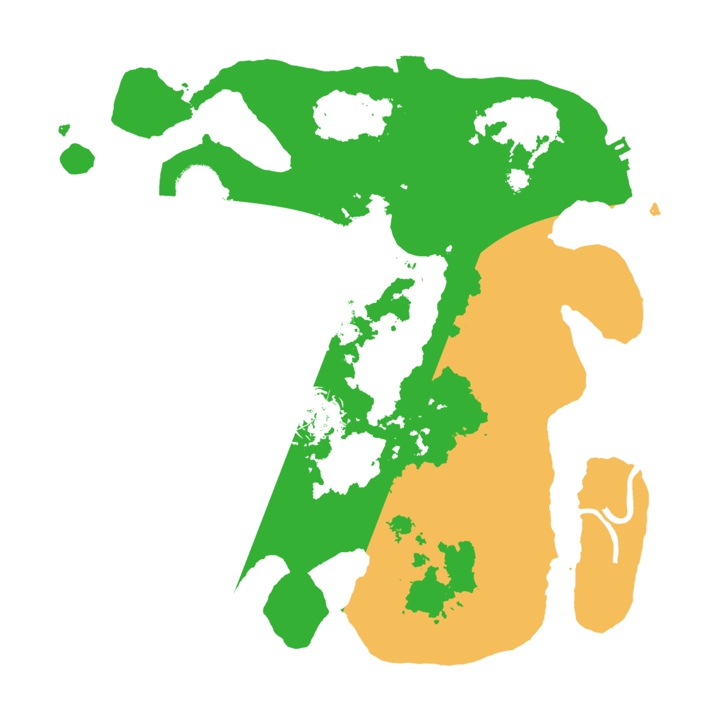 Biome Rust Map: Procedural Map, Size: 3000, Seed: 450378779