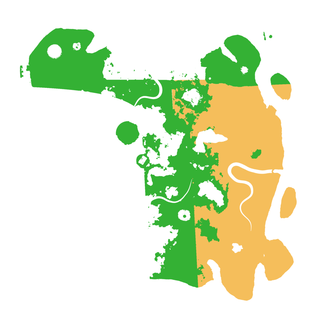 Biome Rust Map: Procedural Map, Size: 4000, Seed: 3186877