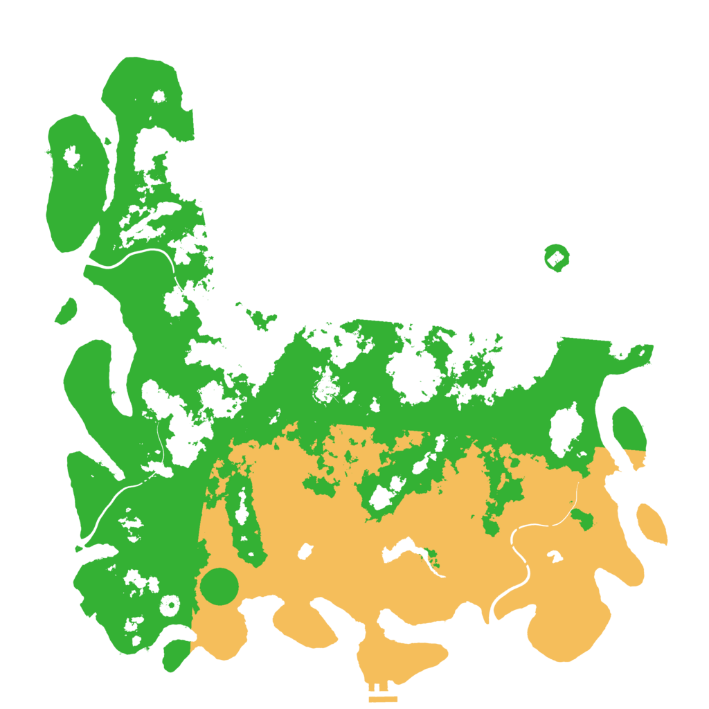Biome Rust Map: Procedural Map, Size: 5000, Seed: 12346