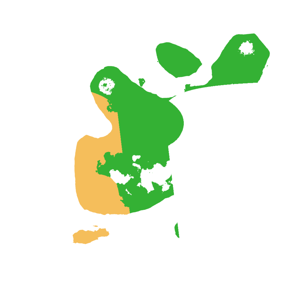 Biome Rust Map: Procedural Map, Size: 2000, Seed: 1232404407