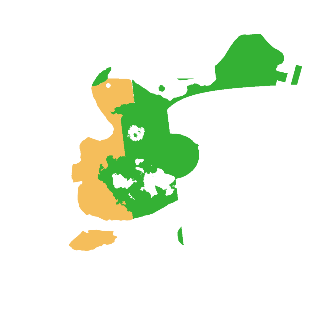 Biome Rust Map: Procedural Map, Size: 2000, Seed: 1232404407