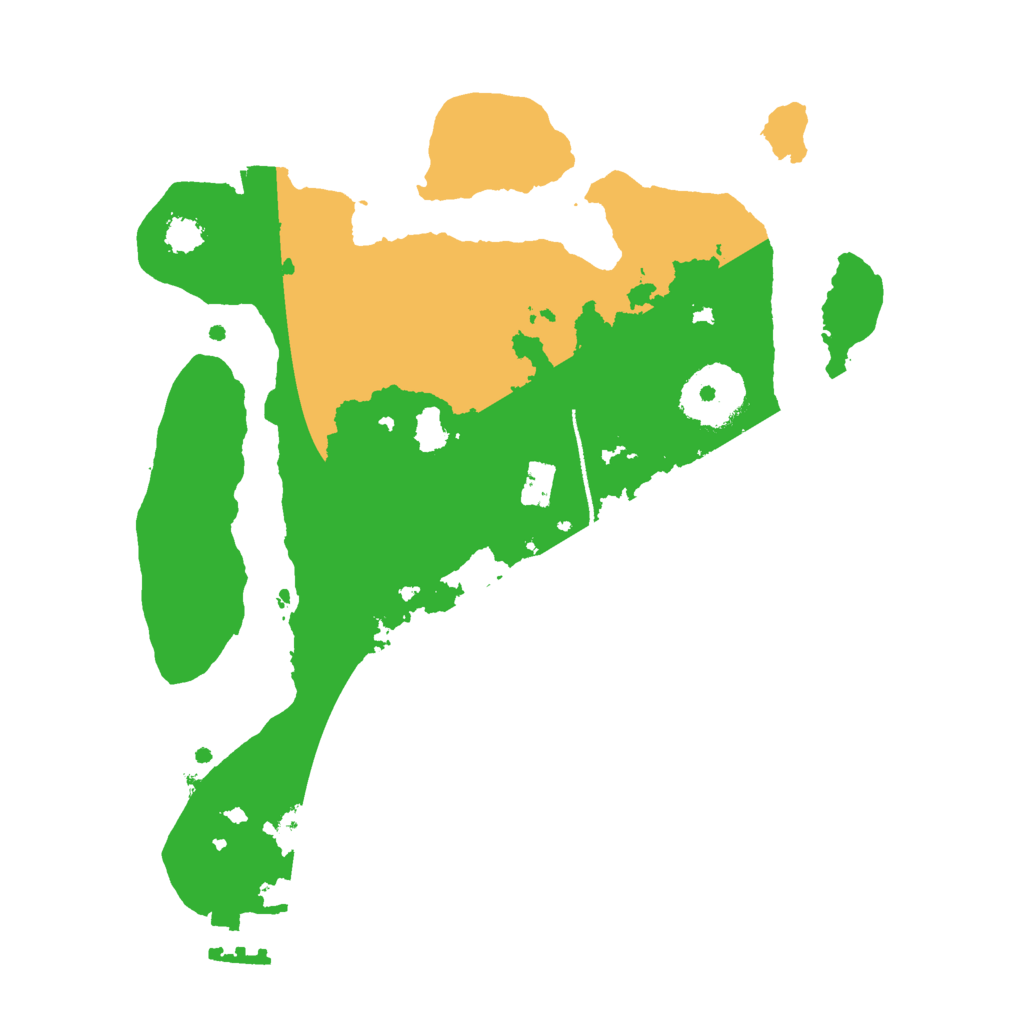 Biome Rust Map: Procedural Map, Size: 2500, Seed: 1168