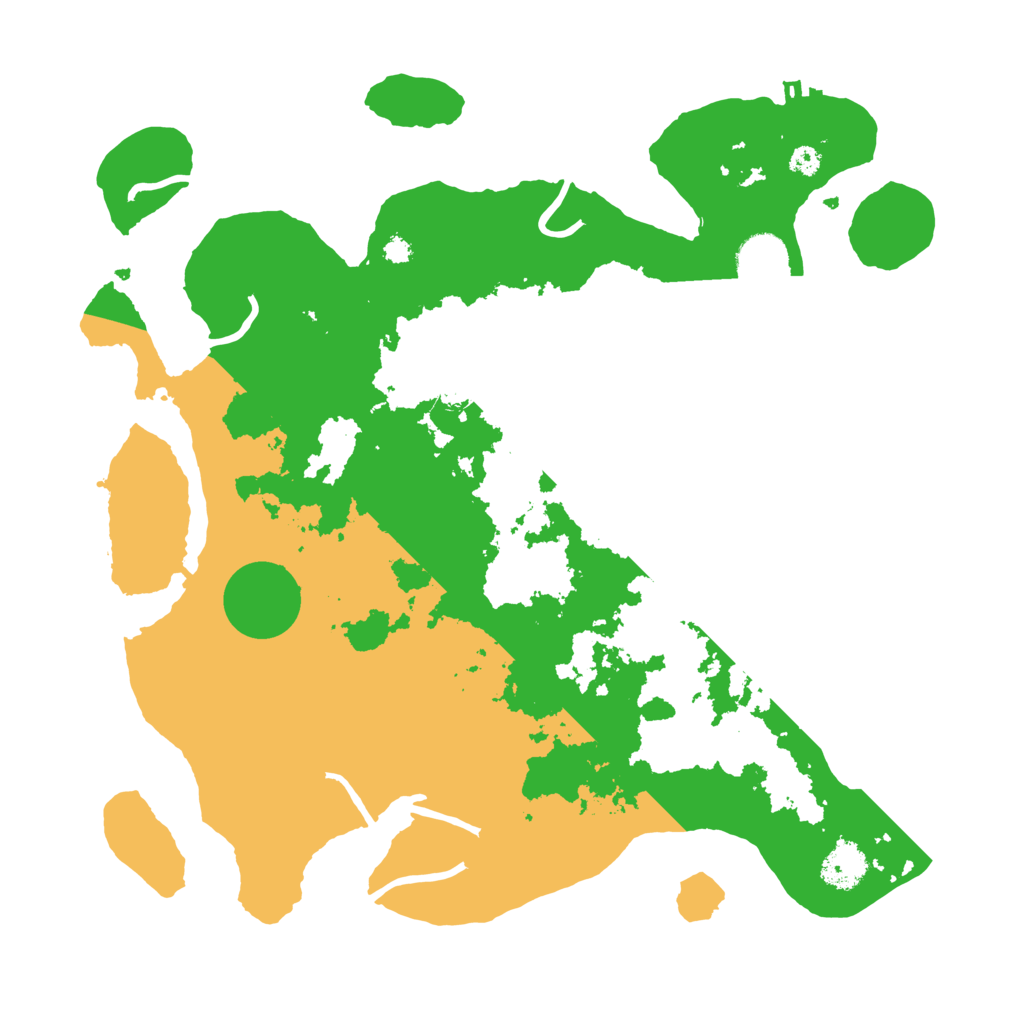 Biome Rust Map: Procedural Map, Size: 3500, Seed: 2076194139