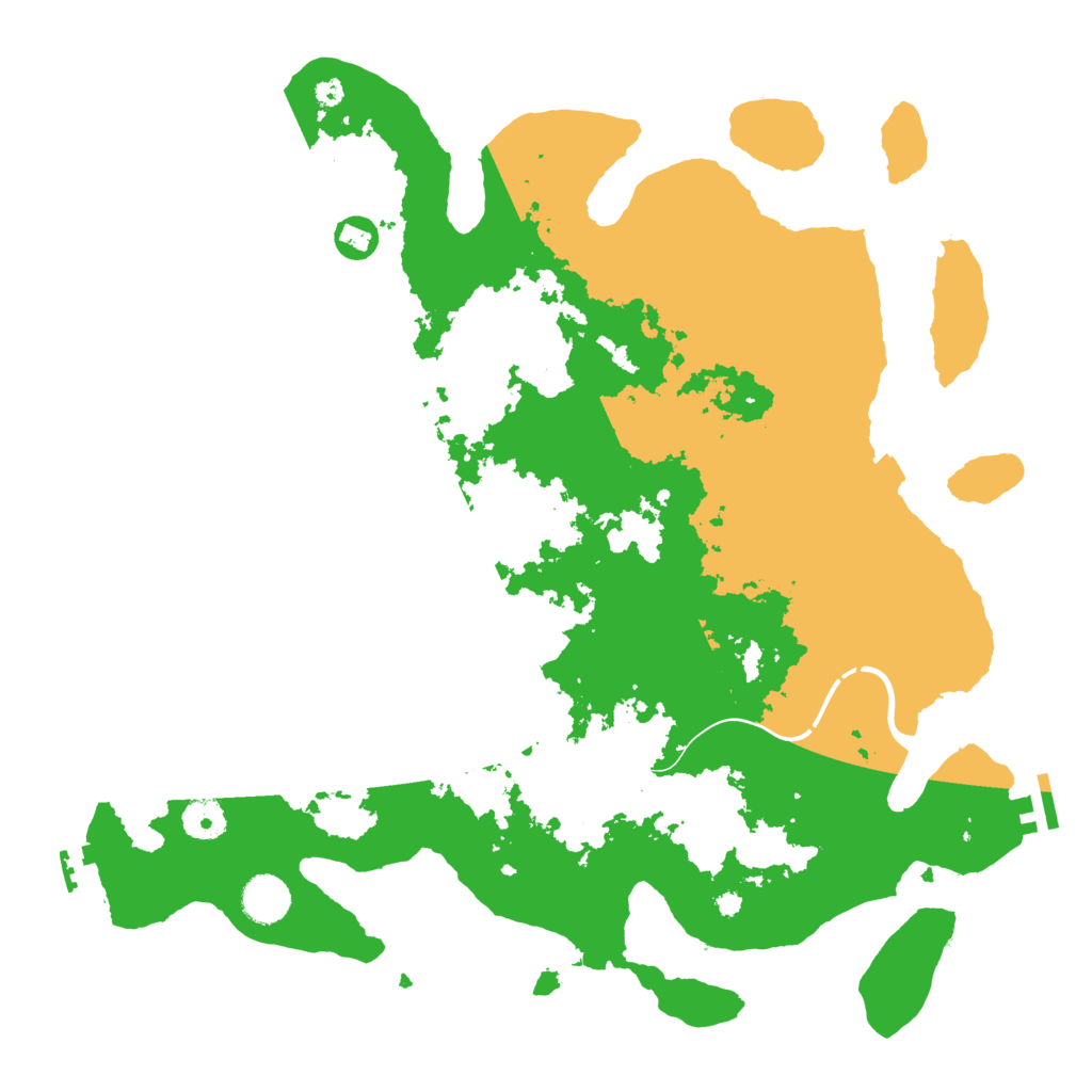 Biome Rust Map: Procedural Map, Size: 3950, Seed: 942087250