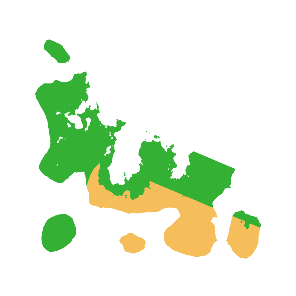 Biome Rust Map: Barren, Size: 2500, Seed: 1810910864