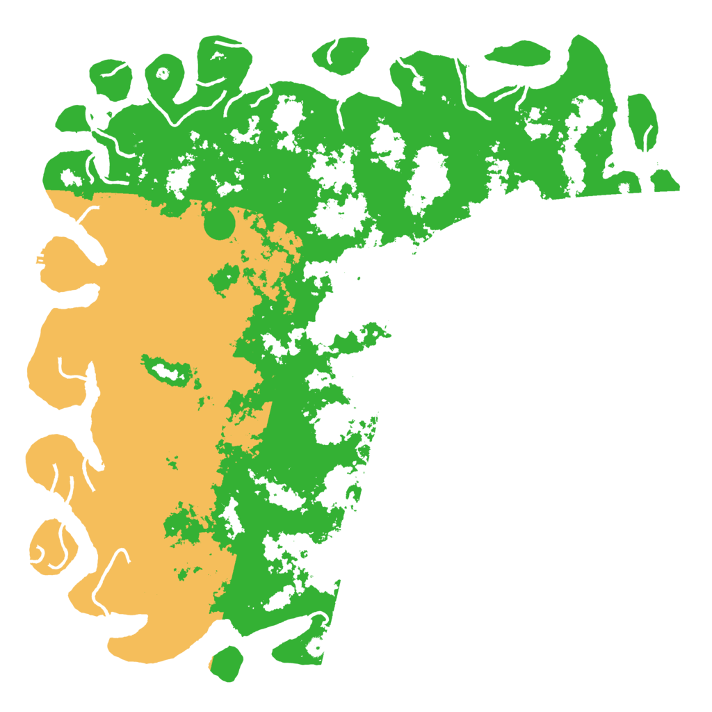 Biome Rust Map: Procedural Map, Size: 6000, Seed: 664455