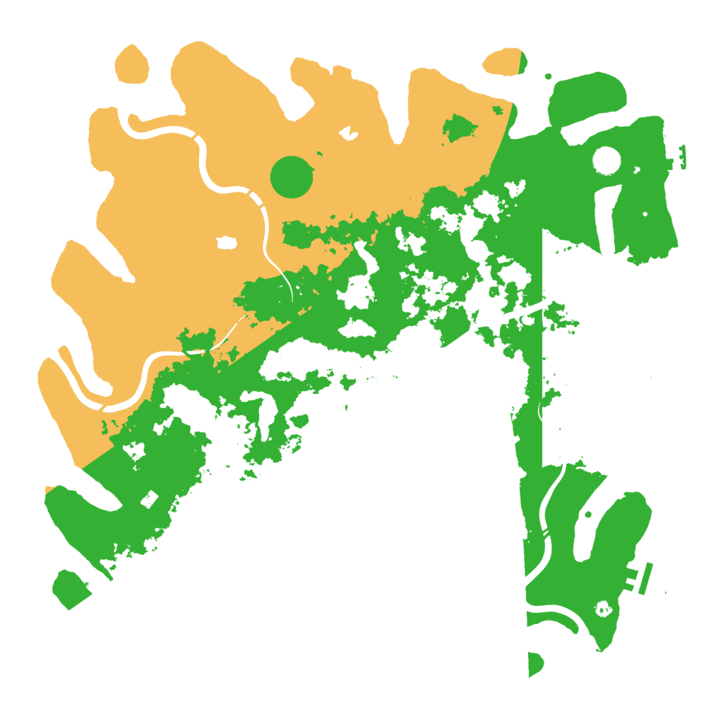 Biome Rust Map: Procedural Map, Size: 4500, Seed: 1202703022