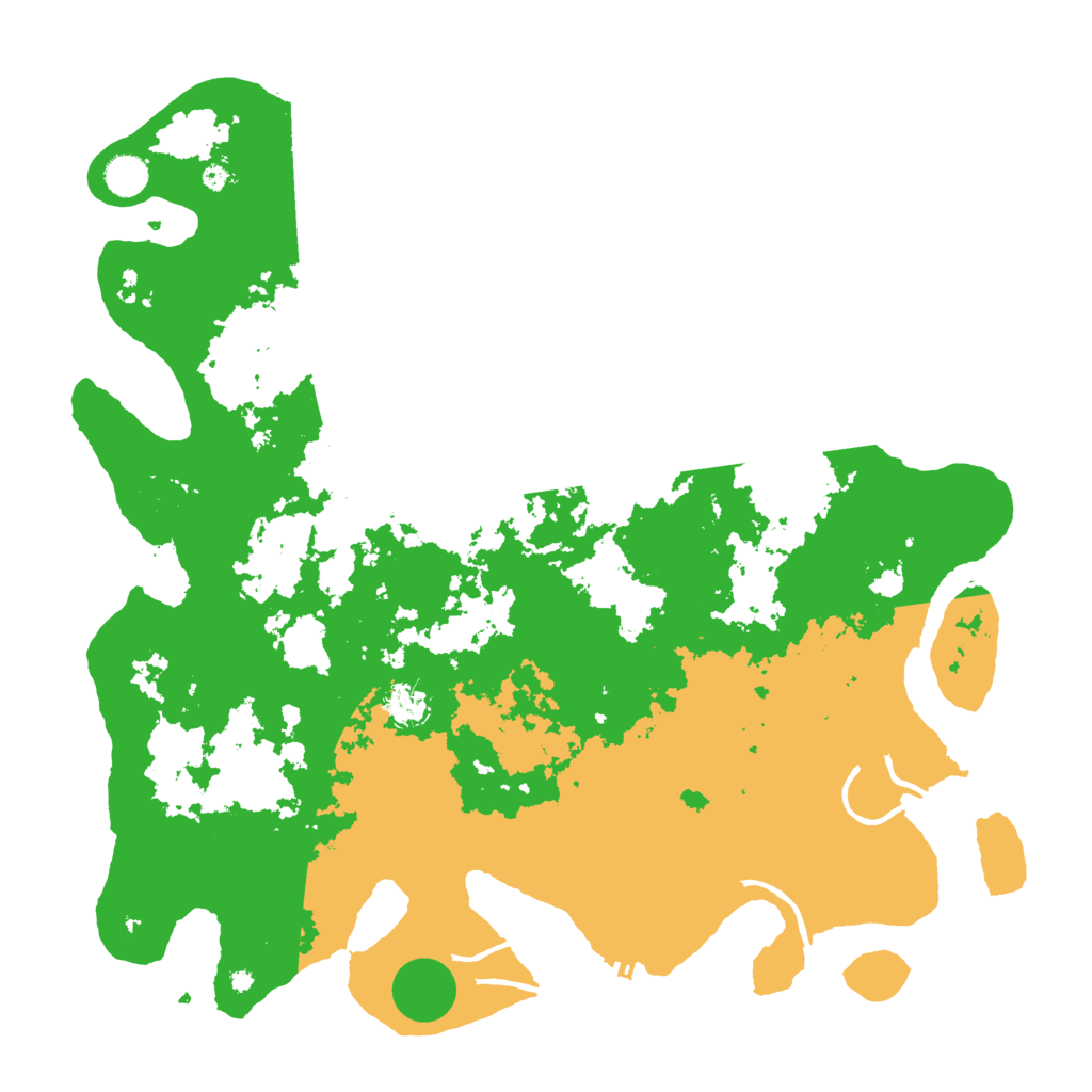 Biome Rust Map: Procedural Map, Size: 4500, Seed: 9714