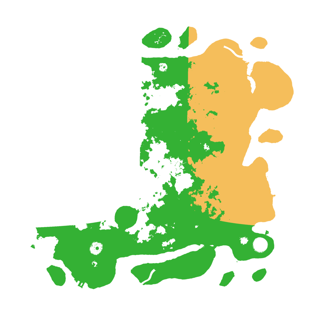 Biome Rust Map: Procedural Map, Size: 3700, Seed: 992357360