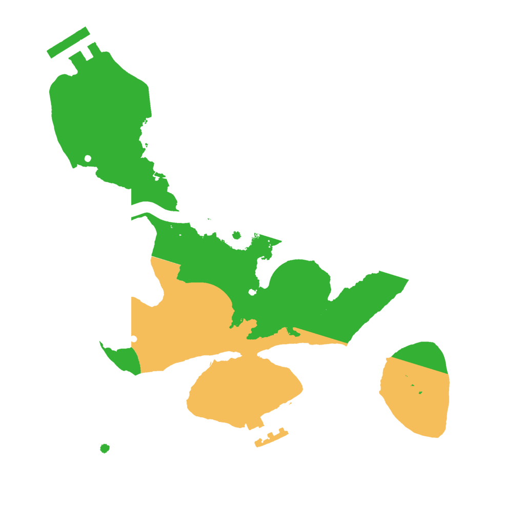 Biome Rust Map: Procedural Map, Size: 2300, Seed: 161899372