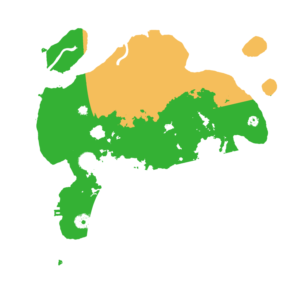 Biome Rust Map: Procedural Map, Size: 3000, Seed: 458924