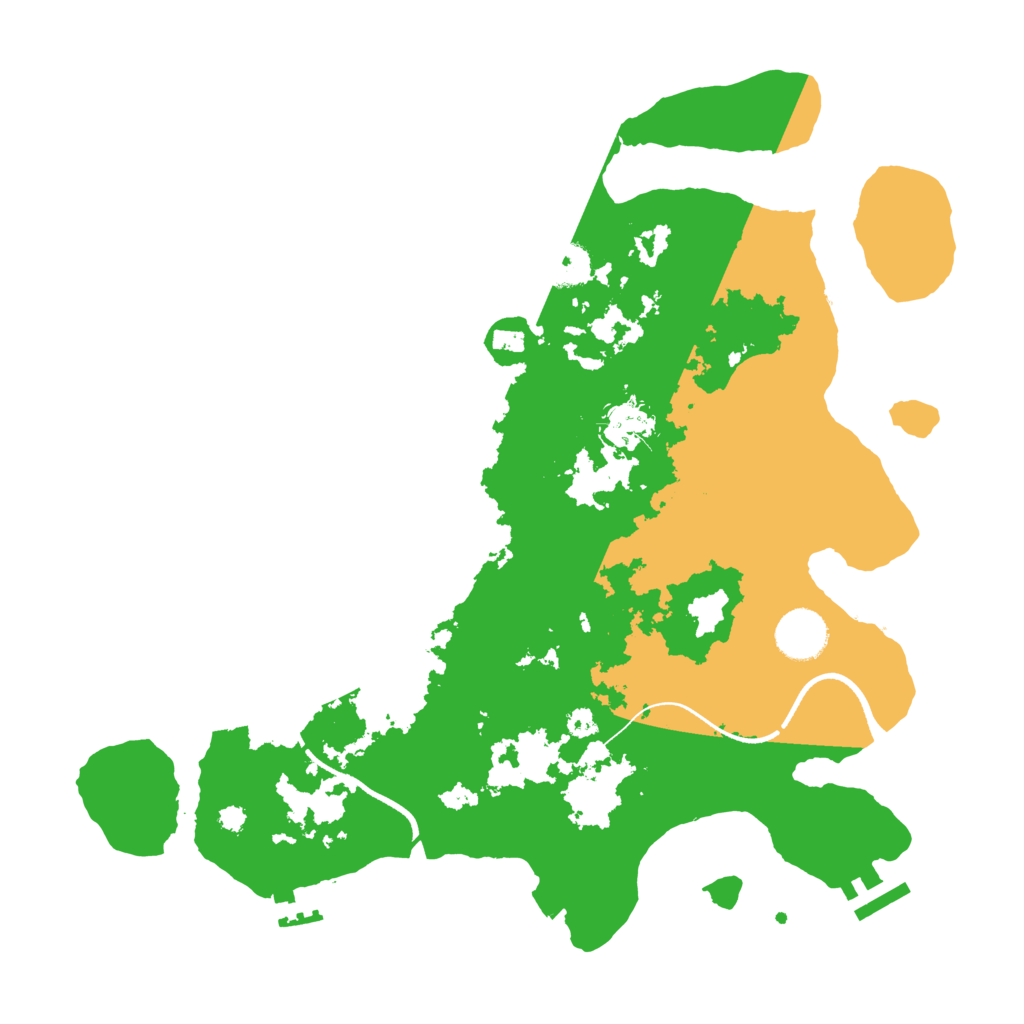 Biome Rust Map: Procedural Map, Size: 3500, Seed: 20220601