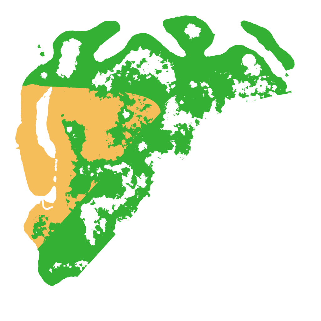 Biome Rust Map: Procedural Map, Size: 4500, Seed: 24778