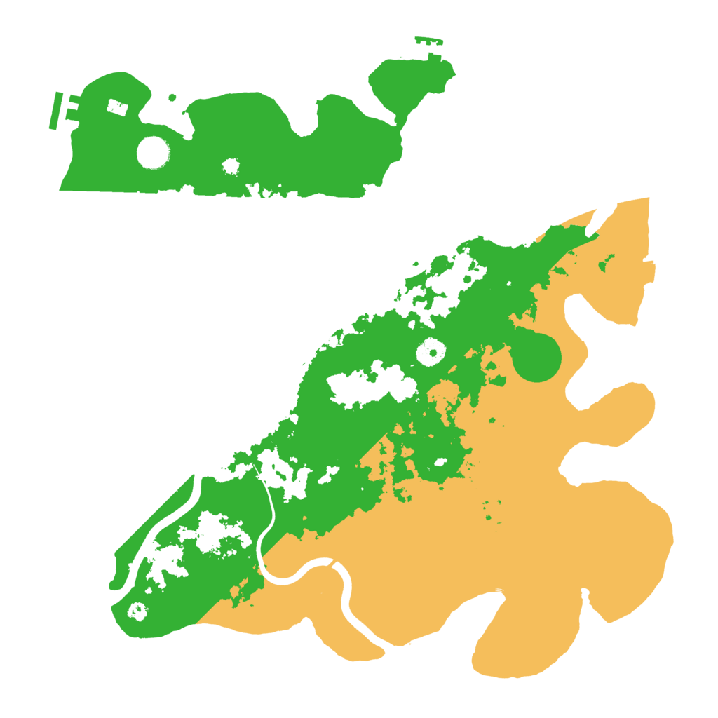 Biome Rust Map: Procedural Map, Size: 3850, Seed: 253599761