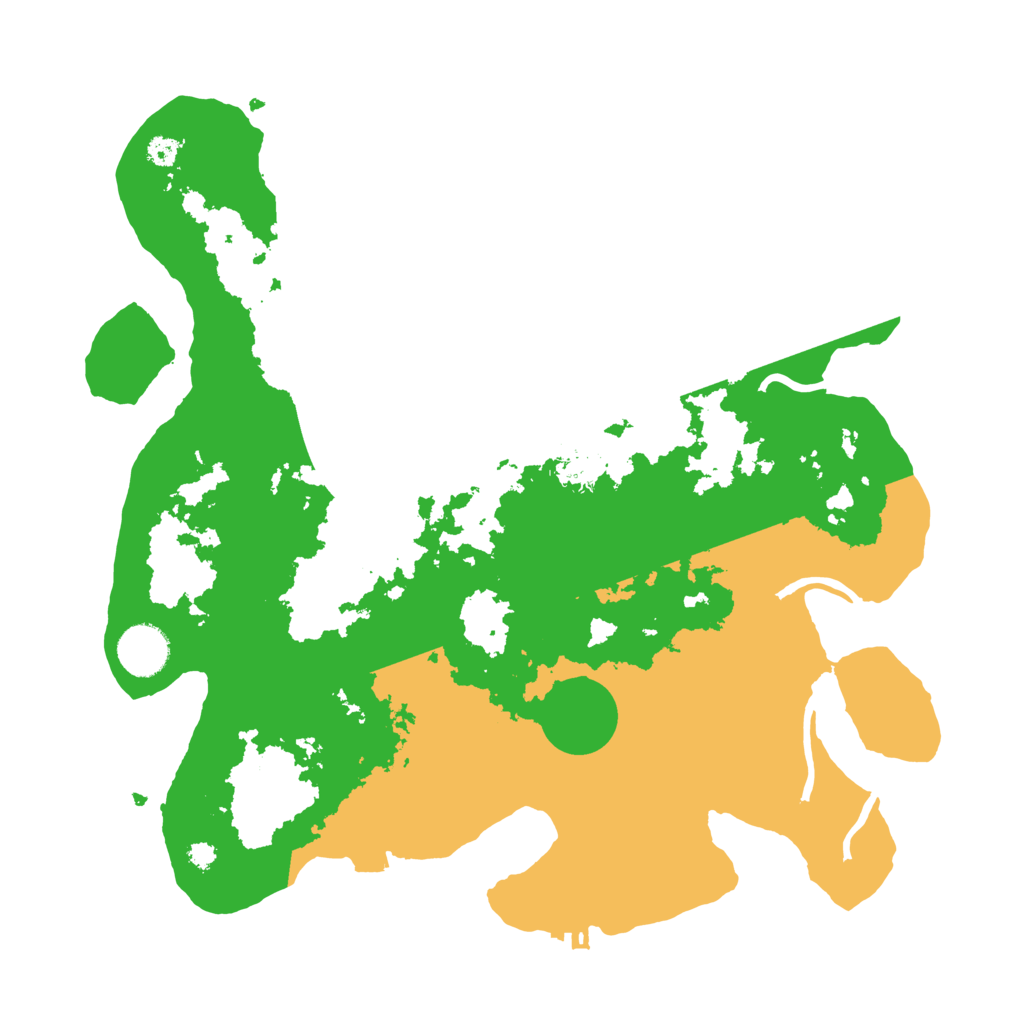 Biome Rust Map: Procedural Map, Size: 3500, Seed: 202411905
