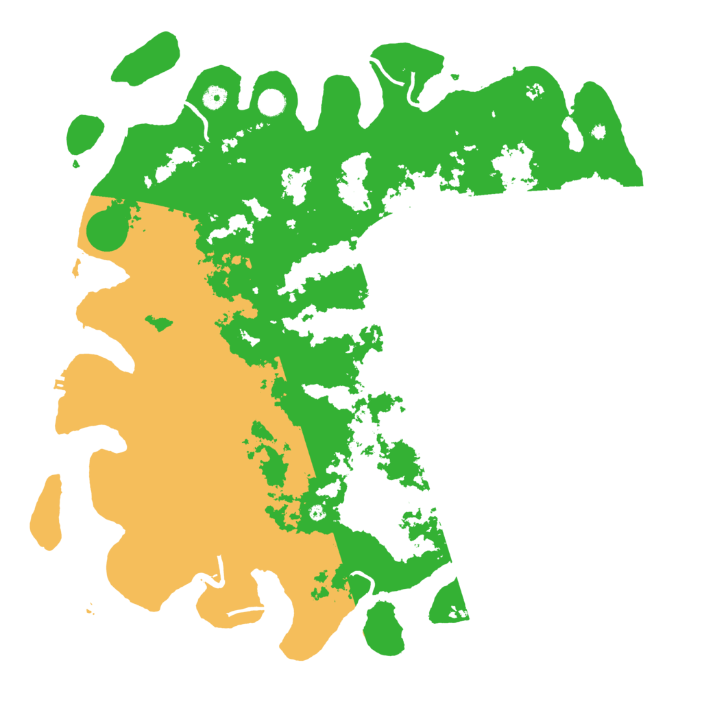 Biome Rust Map: Procedural Map, Size: 4500, Seed: 779752628