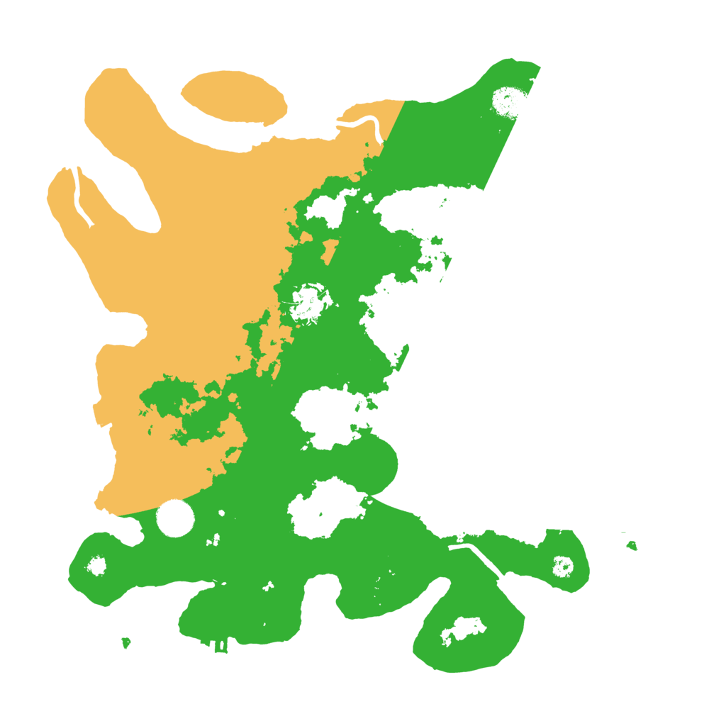 Biome Rust Map: Procedural Map, Size: 3500, Seed: 3238899
