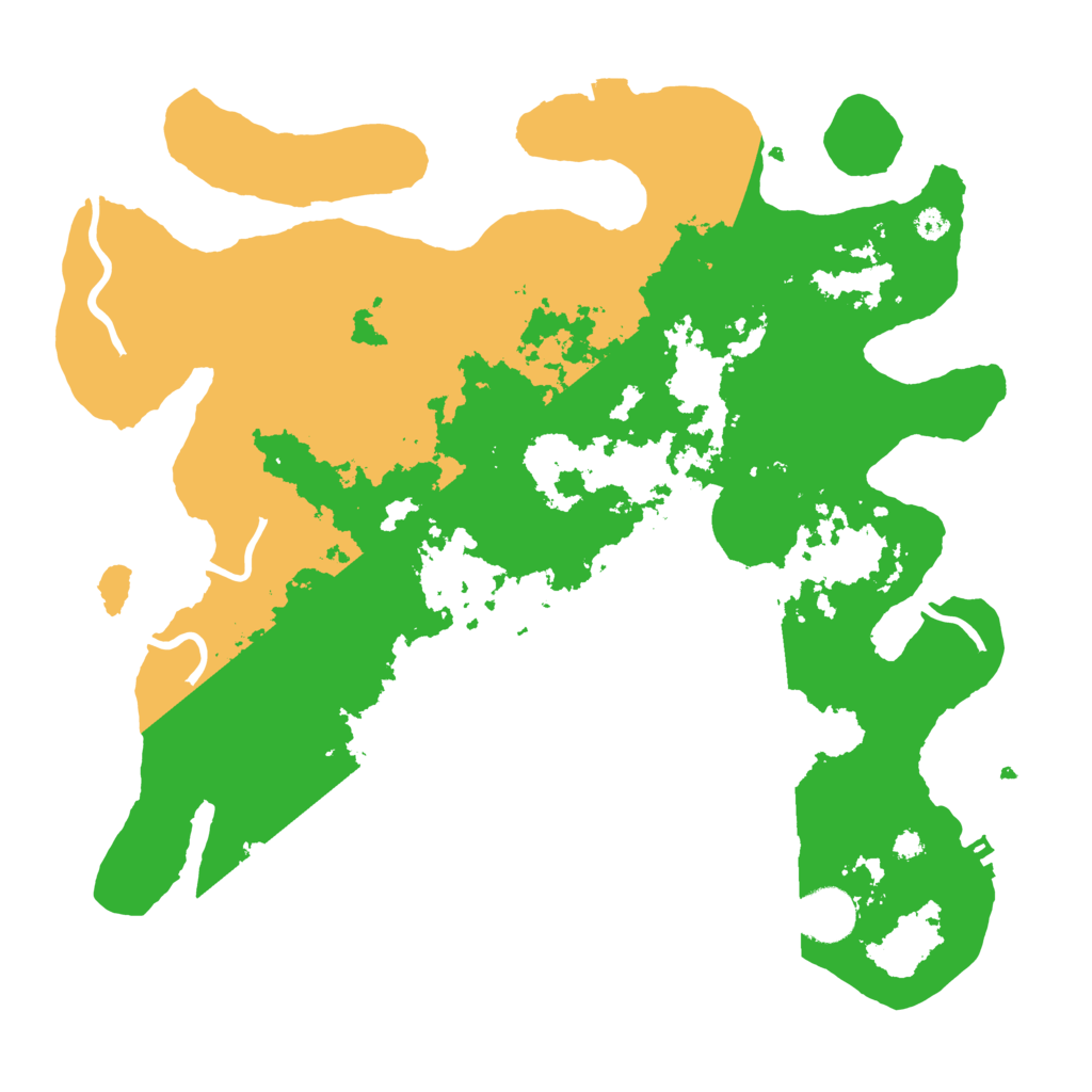 Biome Rust Map: Procedural Map, Size: 3500, Seed: 485622431