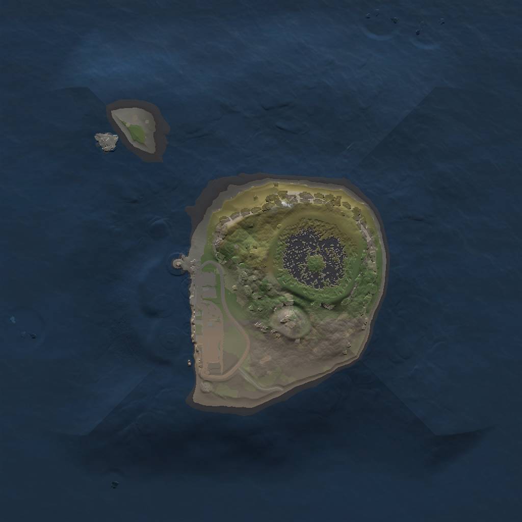 Rust Map: Procedural Map, Size: 1250, Seed: 1873213966, 5 Monuments