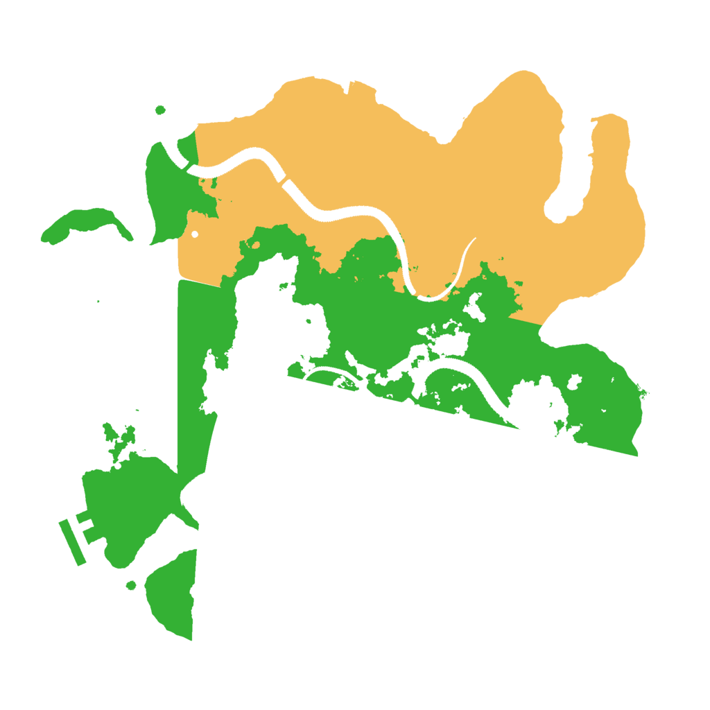 Biome Rust Map: Procedural Map, Size: 3000, Seed: 904340878