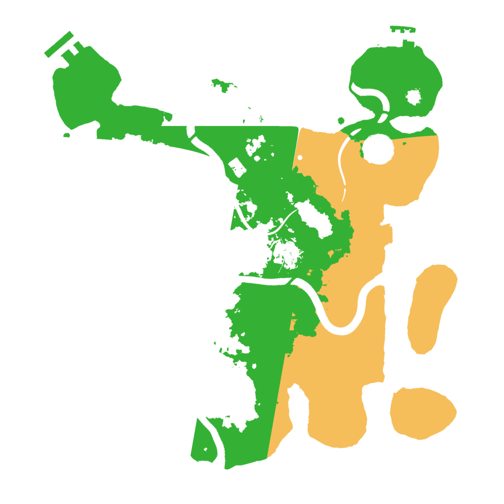 Biome Rust Map: Procedural Map, Size: 3000, Seed: 1529174250