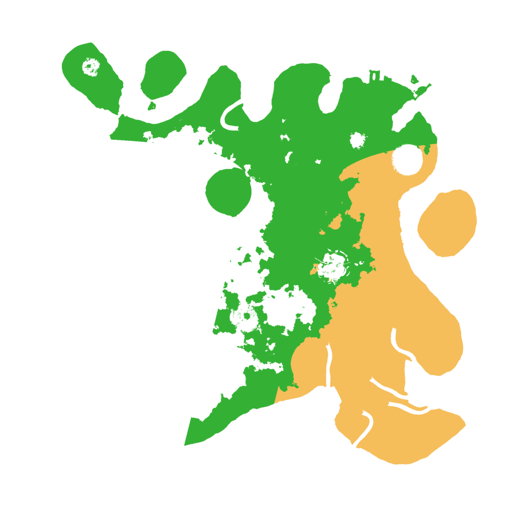 Biome Rust Map: Procedural Map, Size: 3000, Seed: 91646319