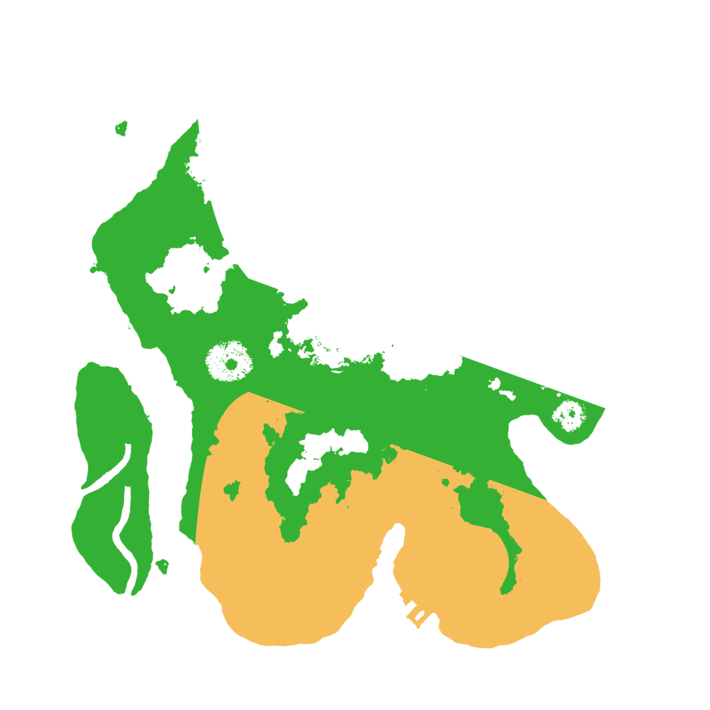 Biome Rust Map: Procedural Map, Size: 2500, Seed: 1271266680