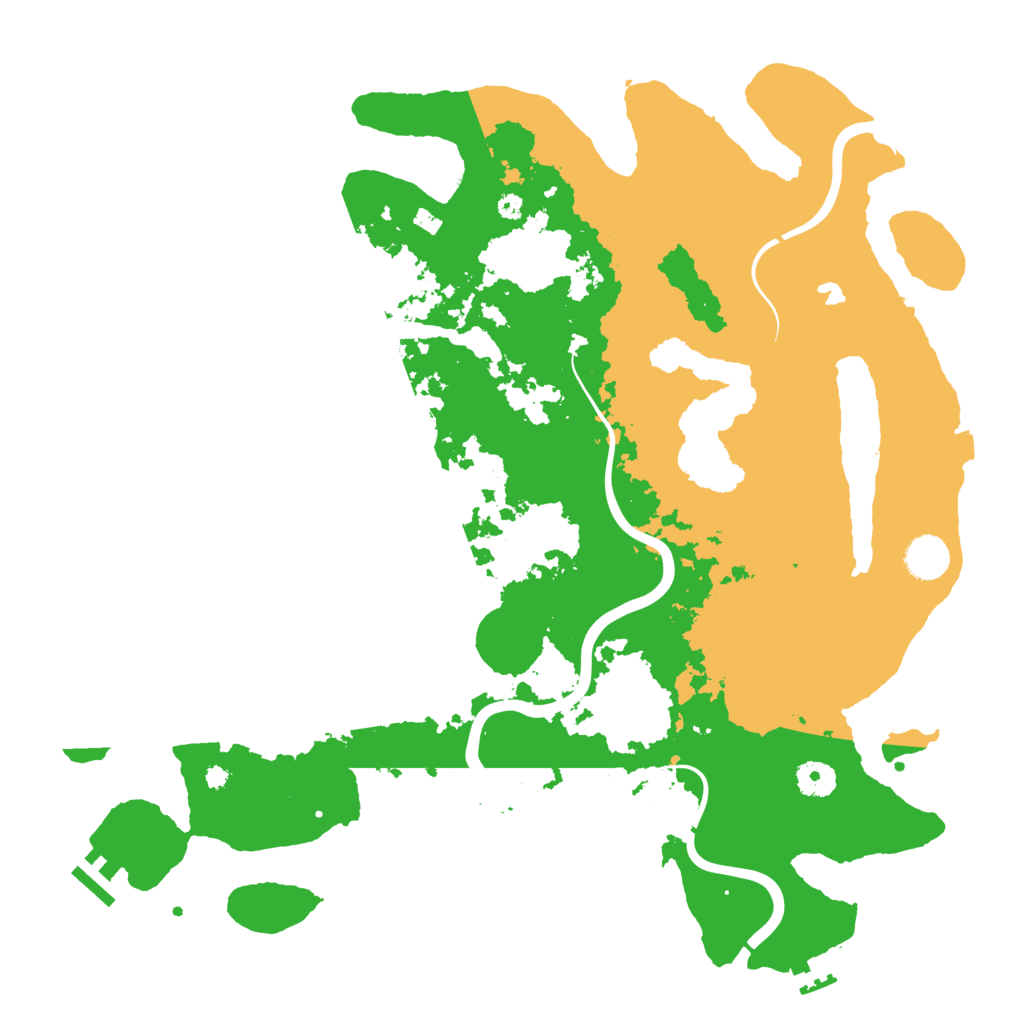 Biome Rust Map: Procedural Map, Size: 4050, Seed: 1382542411