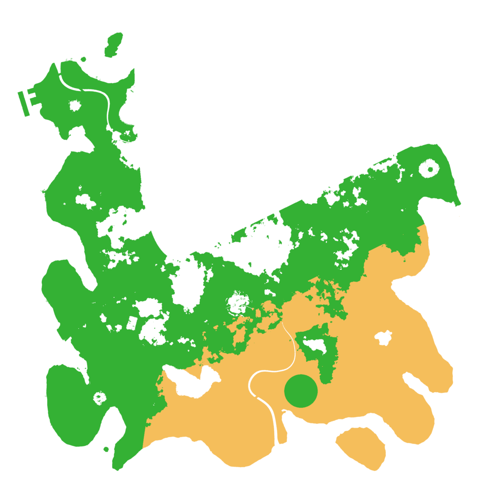 Biome Rust Map: Procedural Map, Size: 4000, Seed: 550018588