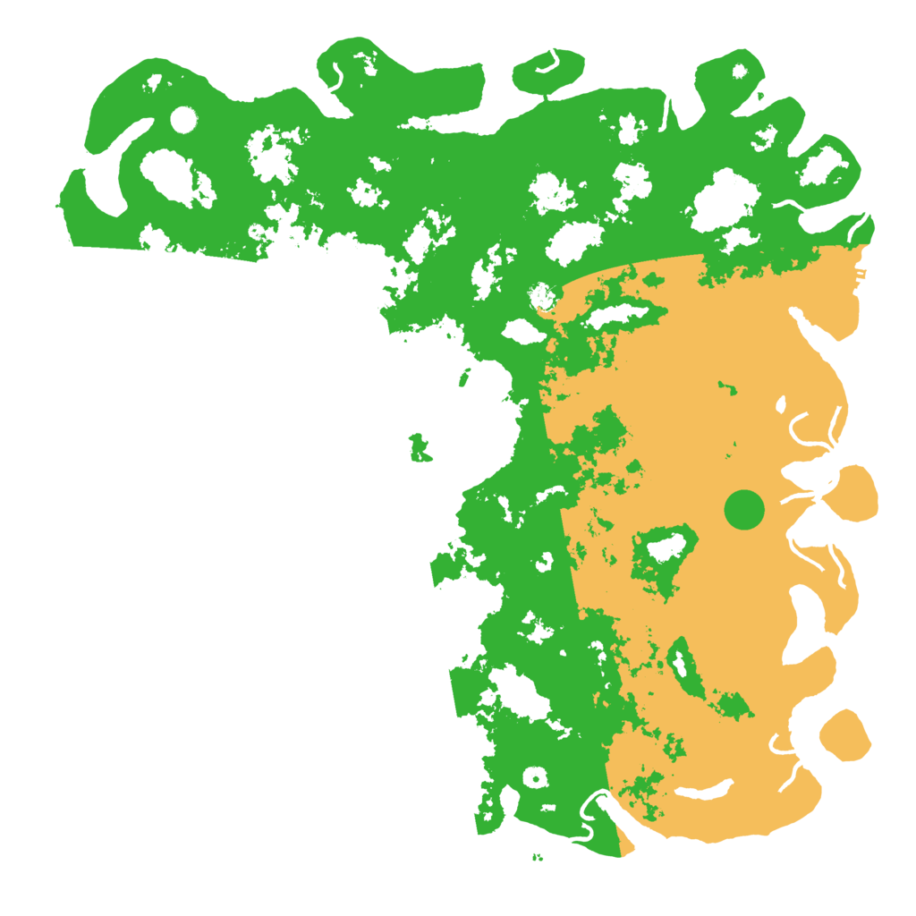 Biome Rust Map: Procedural Map, Size: 6000, Seed: 951333017