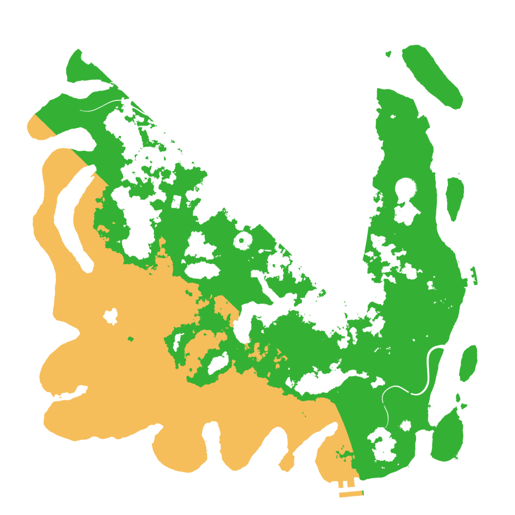 Biome Rust Map: Procedural Map, Size: 4250, Seed: 1296454