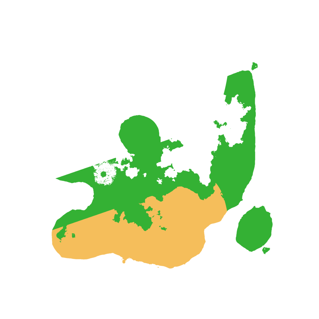 Biome Rust Map: Procedural Map, Size: 2200, Seed: 648252