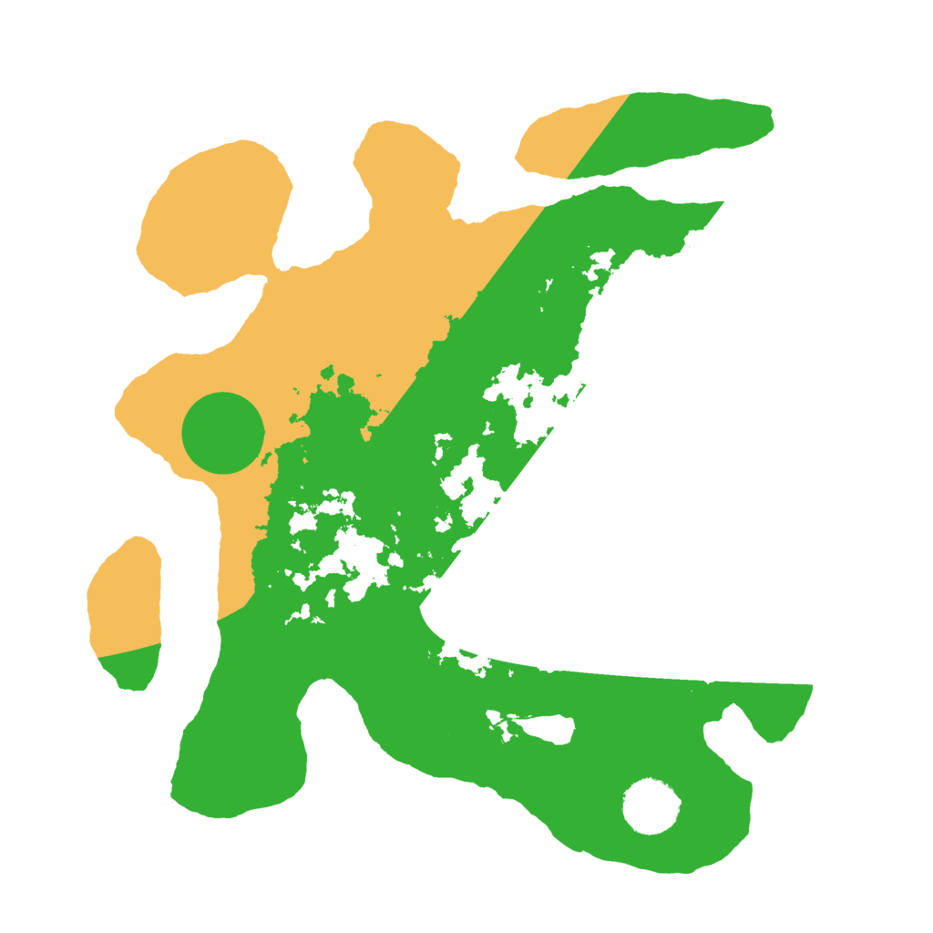 Biome Rust Map: Barren, Size: 3000, Seed: 1798985835