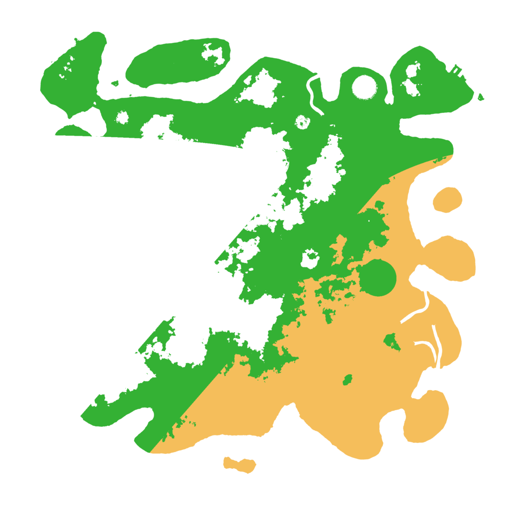 Biome Rust Map: Procedural Map, Size: 3700, Seed: 2003202388