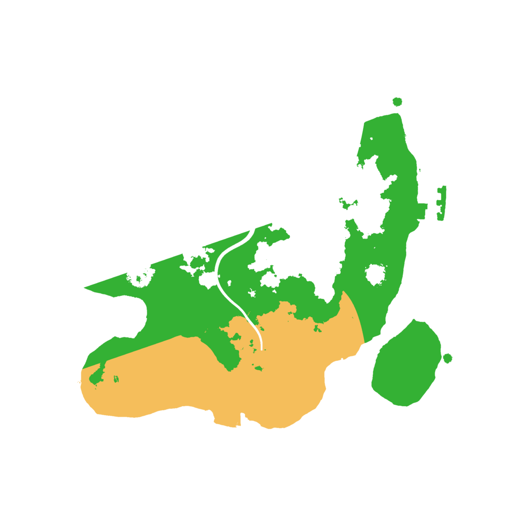 Biome Rust Map: Procedural Map, Size: 2229, Seed: 648252