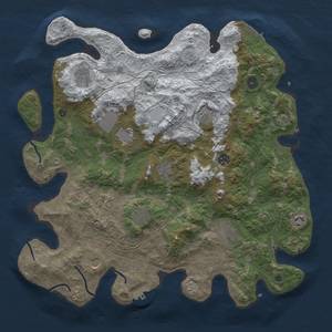 Thumbnail Rust Map: Procedural Map, Size: 4250, Seed: 1818788867, 20 Monuments