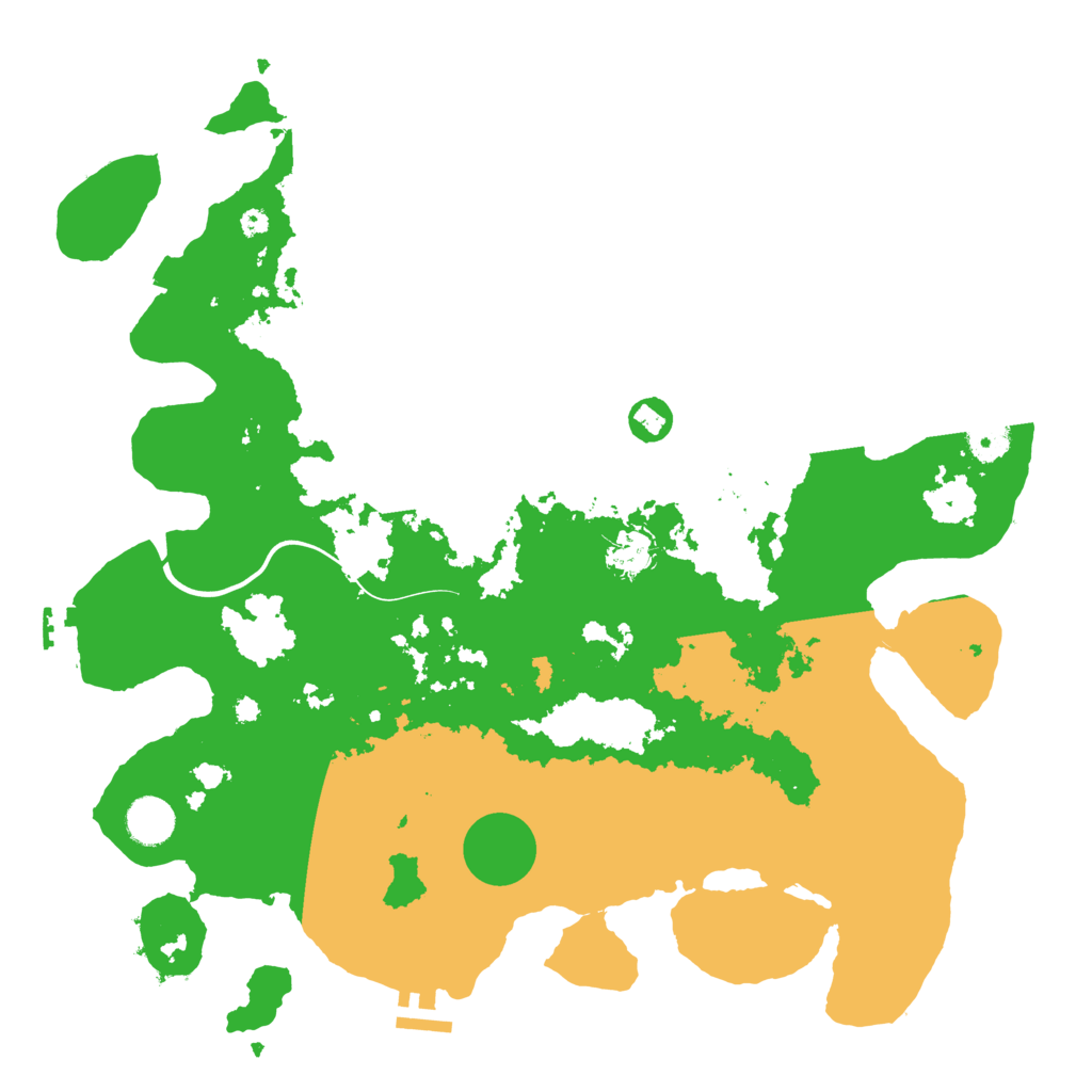 Biome Rust Map: Procedural Map, Size: 3950, Seed: 2037530291