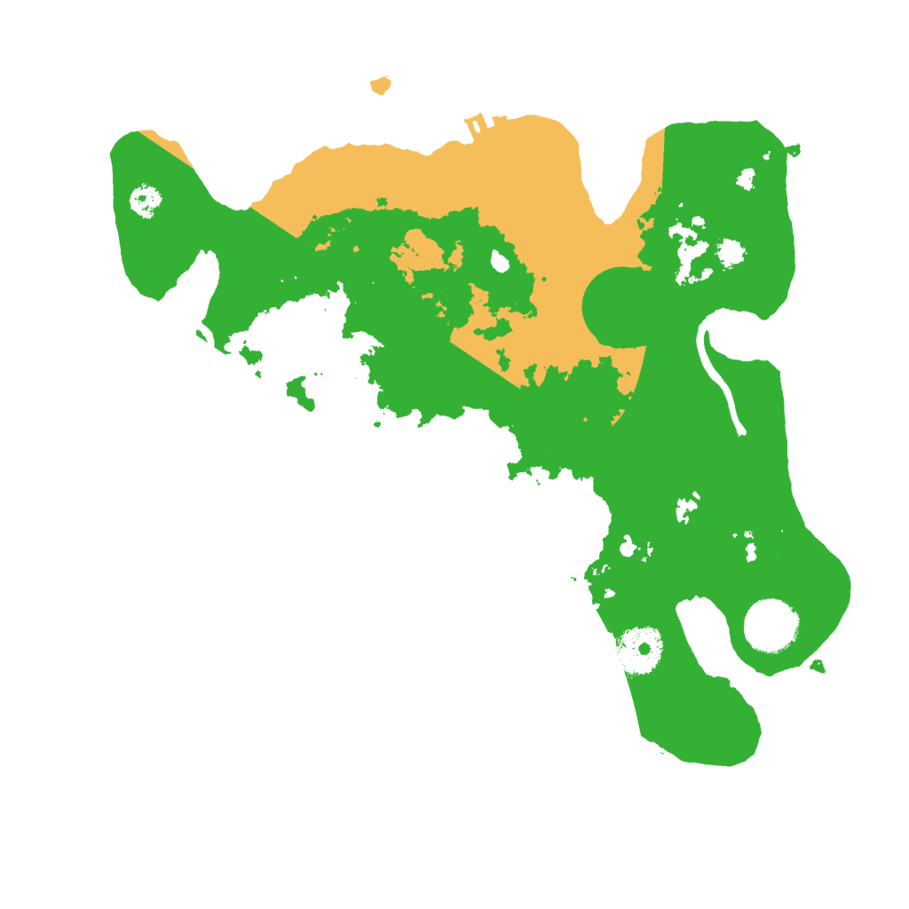 Biome Rust Map: Procedural Map, Size: 3000, Seed: 27965941