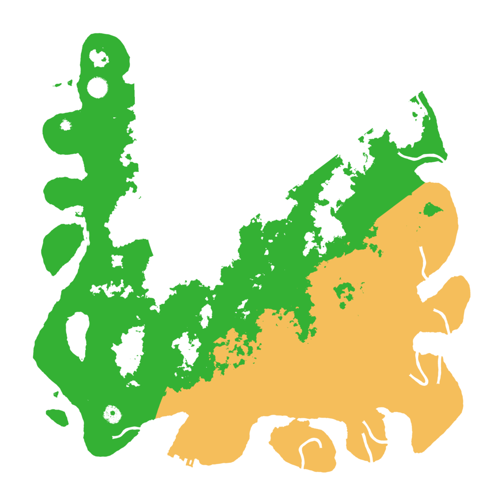 Biome Rust Map: Procedural Map, Size: 4300, Seed: 94521352