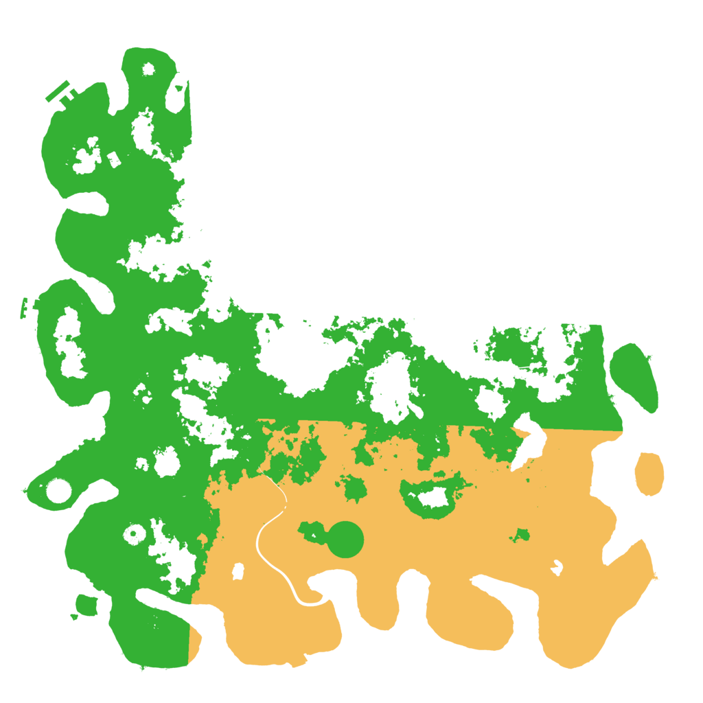 Biome Rust Map: Procedural Map, Size: 5000, Seed: 5385