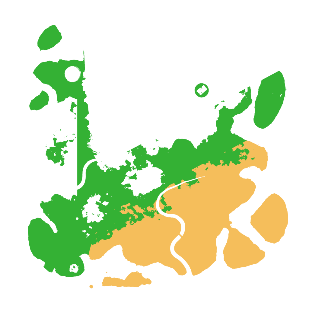 Biome Rust Map: Procedural Map, Size: 3500, Seed: 5212