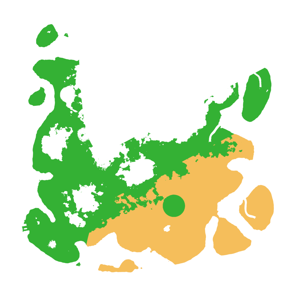 Biome Rust Map: Procedural Map, Size: 3500, Seed: 5212
