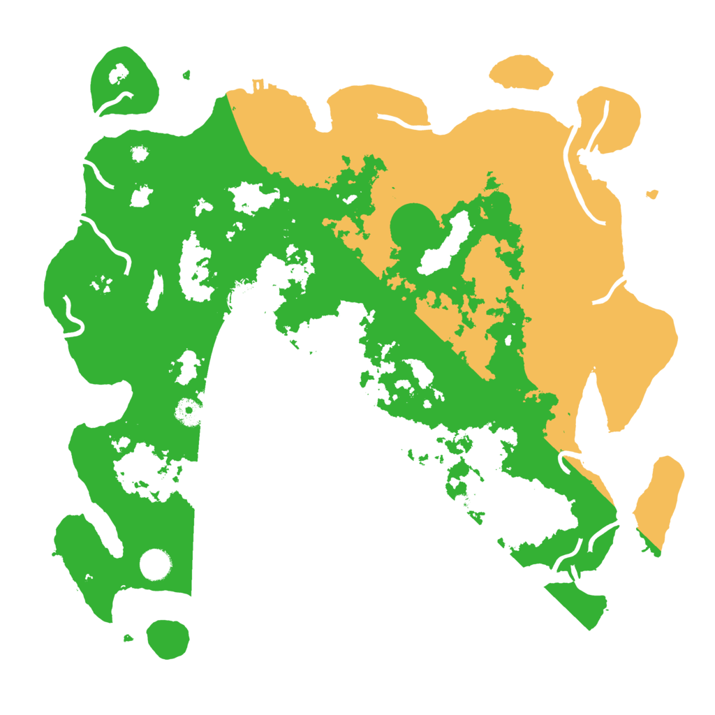 Biome Rust Map: Procedural Map, Size: 4000, Seed: 511867758