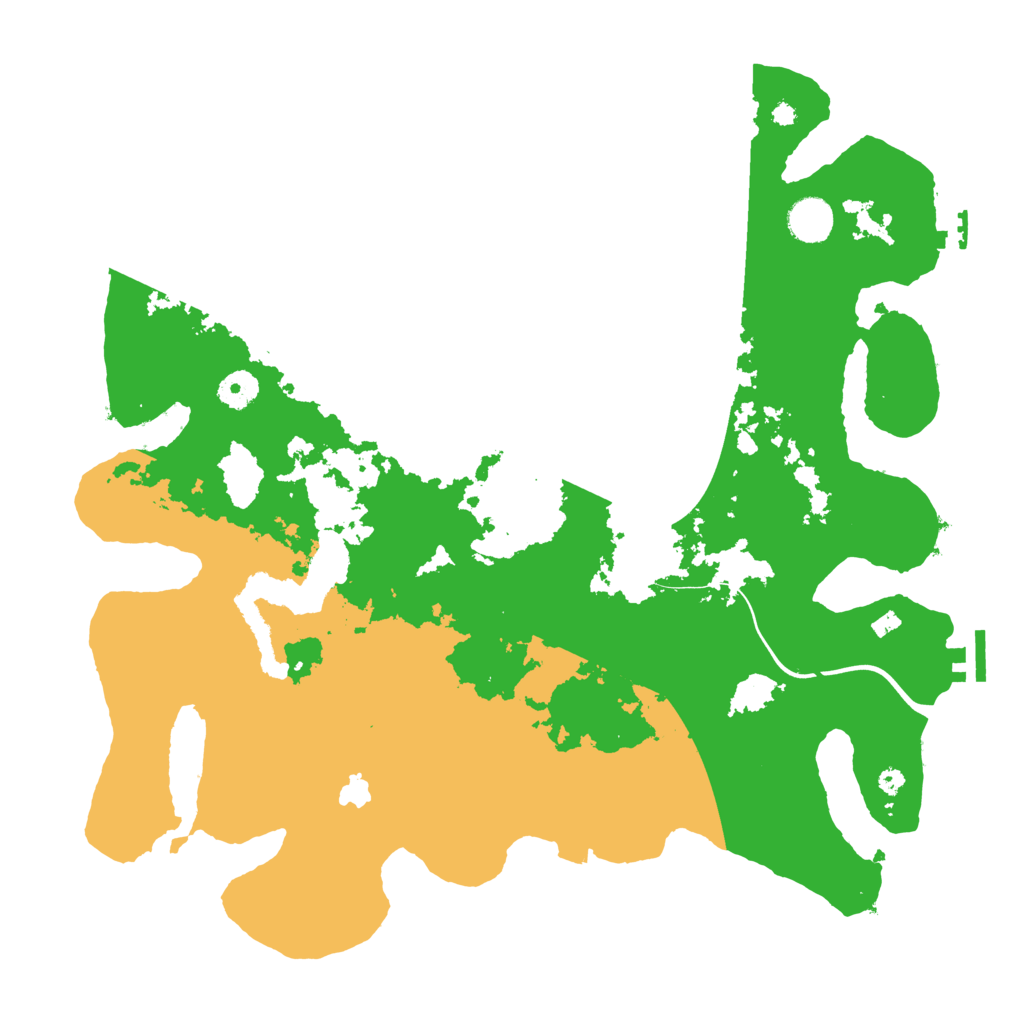 Biome Rust Map: Procedural Map, Size: 4000, Seed: 18654