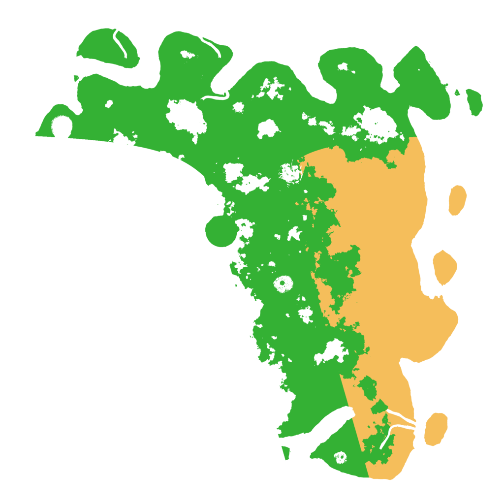 Biome Rust Map: Procedural Map, Size: 4250, Seed: 833609266