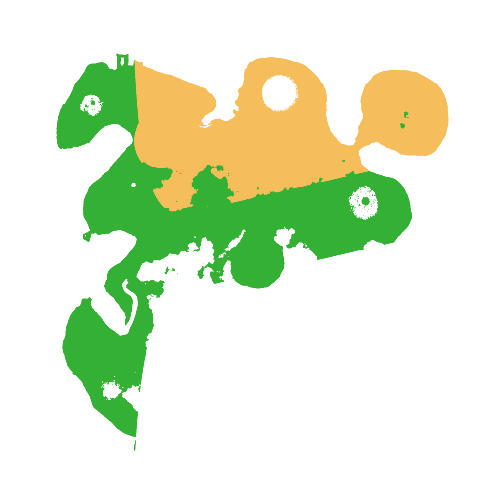 Biome Rust Map: Procedural Map, Size: 2500, Seed: 24250